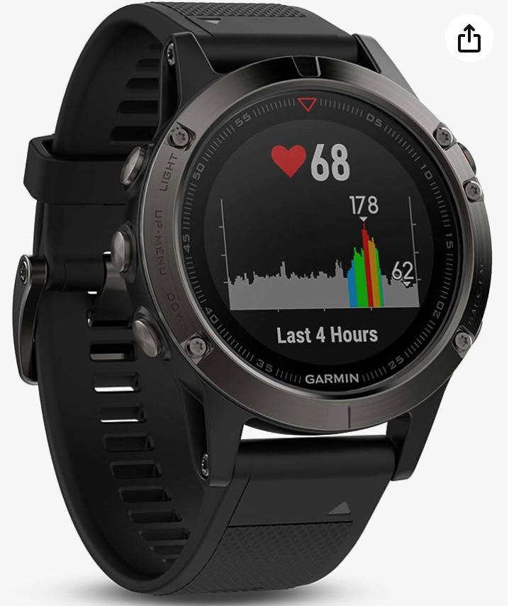 Garmin Fenix 5 GPS Multisport Smartwatch Slate Grey Refurbished dafrendo