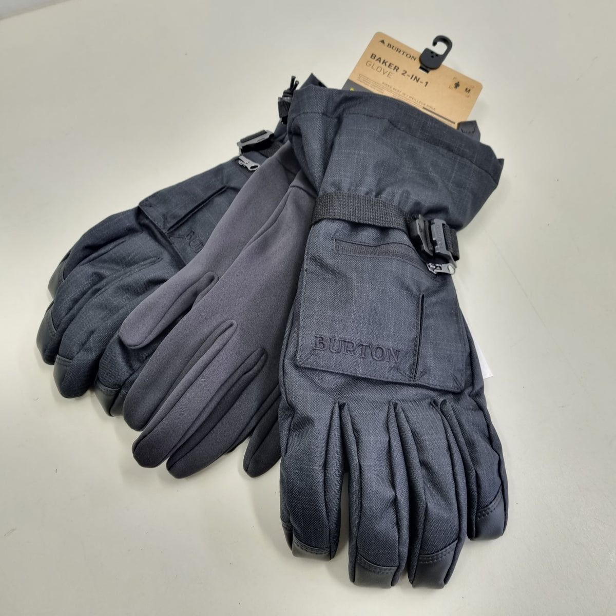 burton handschuh Burton Herren Handschuh Skihandschuhe BAKER 2 IN 1 GLOVE, True Black, – dafrendo