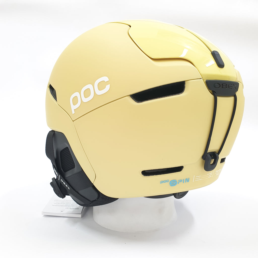 POC Obex SPIN Light Sulfur Yellow Ski Helme Damen : Snowleader