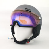 uvex Skihelm hlmt 500 Visor V Unisex Erwachsene Helm mit Visier