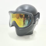 Sinner Skibrille Task Revo Snowboardbrille mit Doppel Spiegelscheibe, Matte Black, One Size