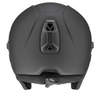 uvex Unisex Skihelm HLMT 600 vario Visierhelm, black mat